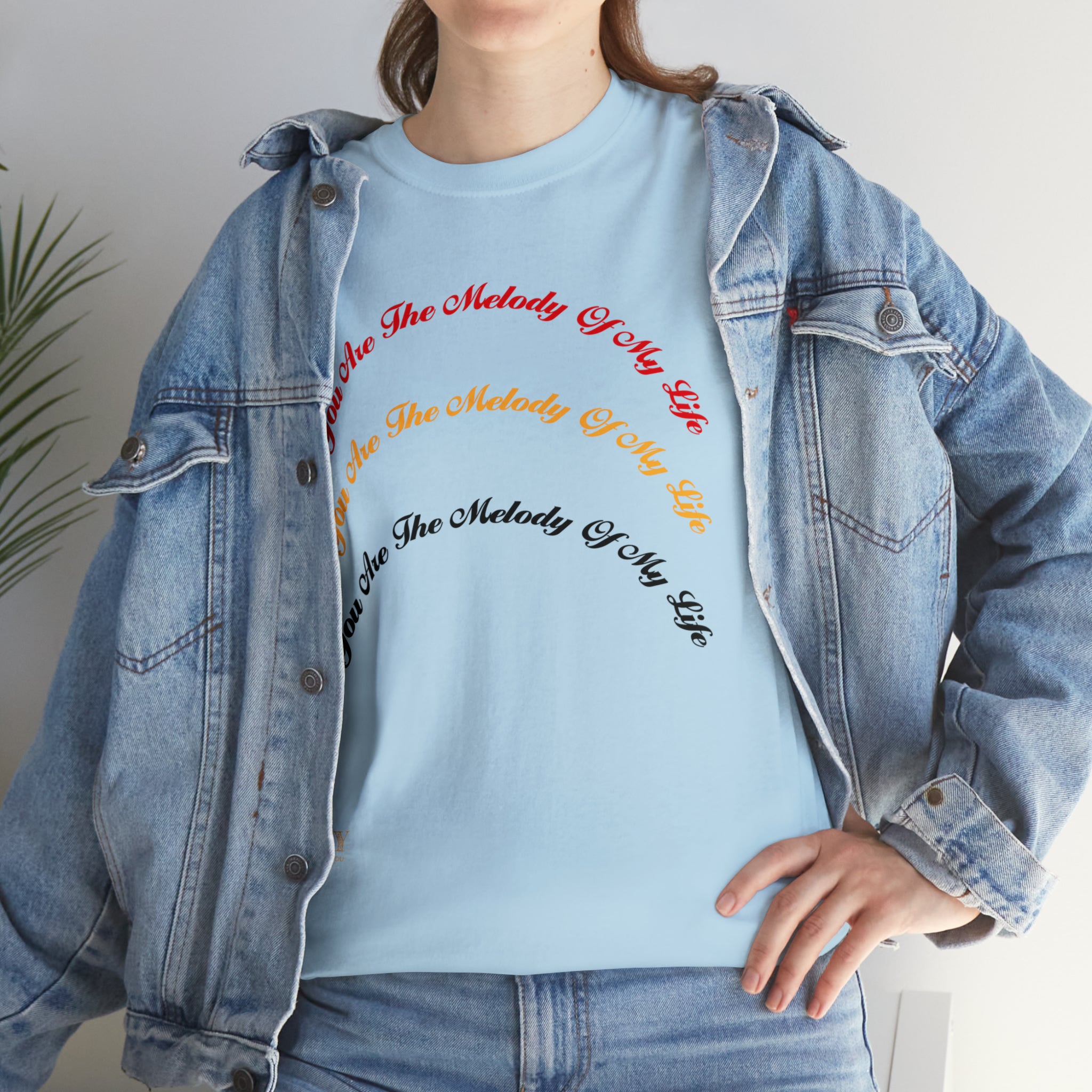 Unisex Heavy Cotton Tee...You Are The Melody multi