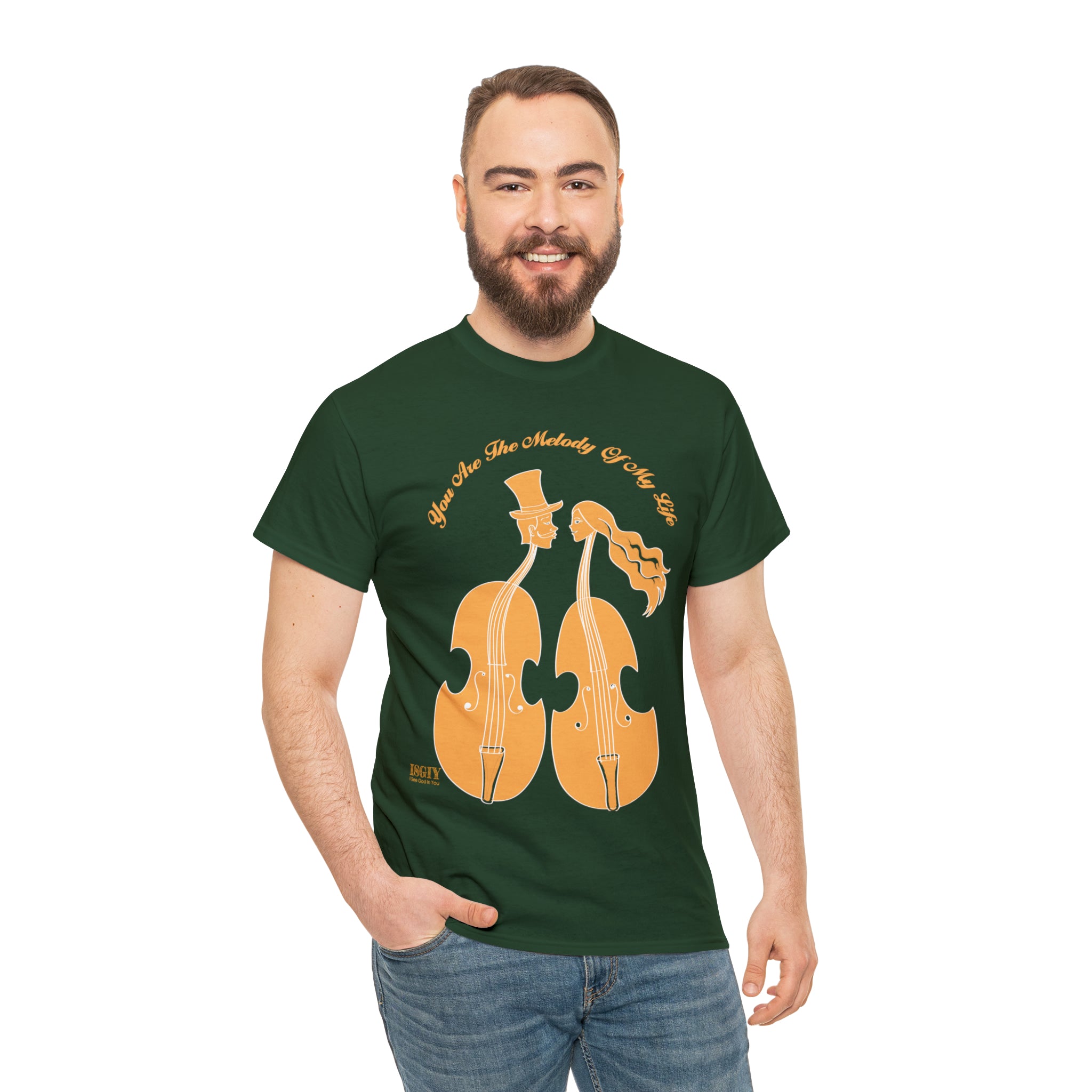 Copy of Unisex Heavy Cotton Tee...You Are The Melody Yel