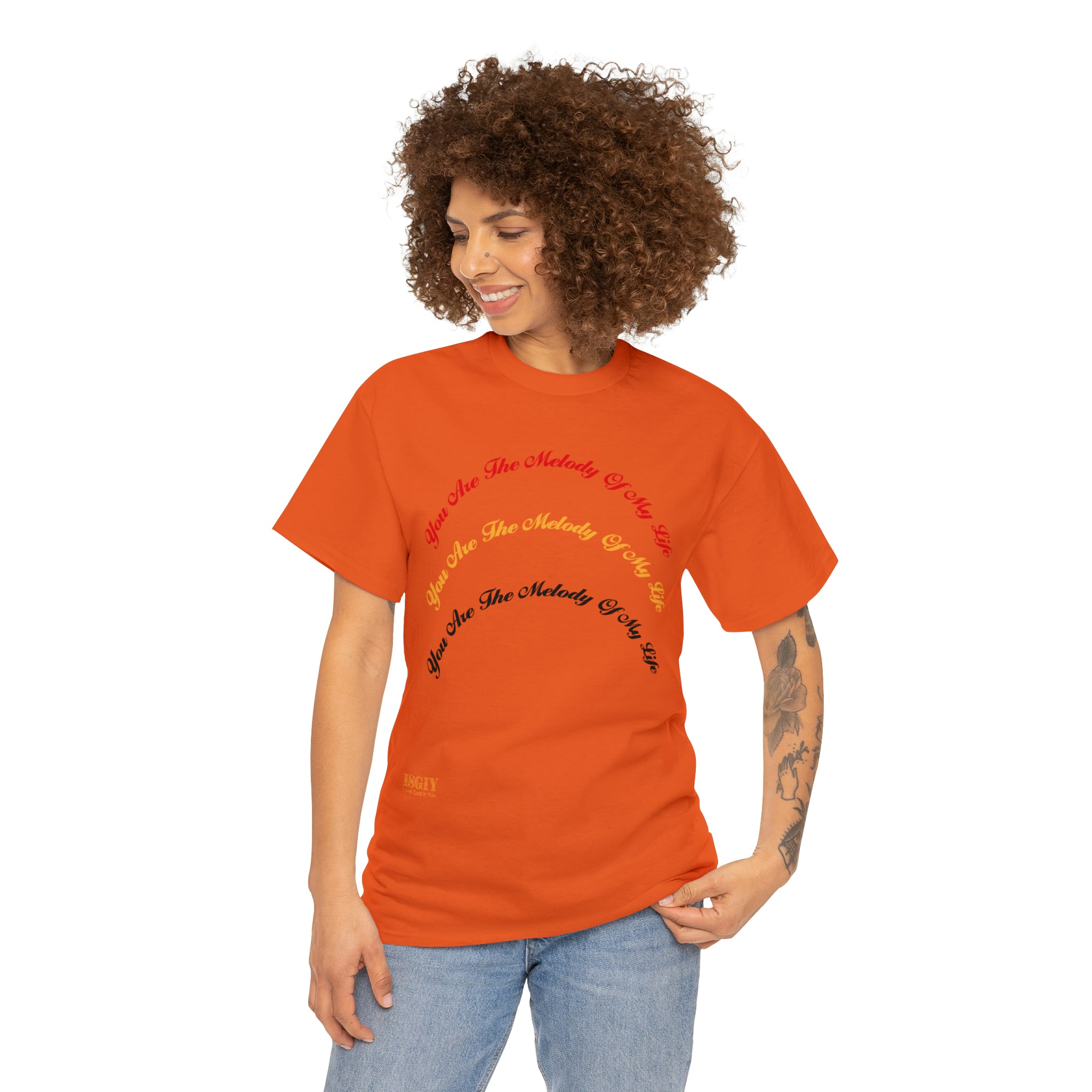 Unisex Heavy Cotton Tee...You Are The Melody multi
