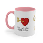 Two-Tone Accent Mug For Coffee Lovers