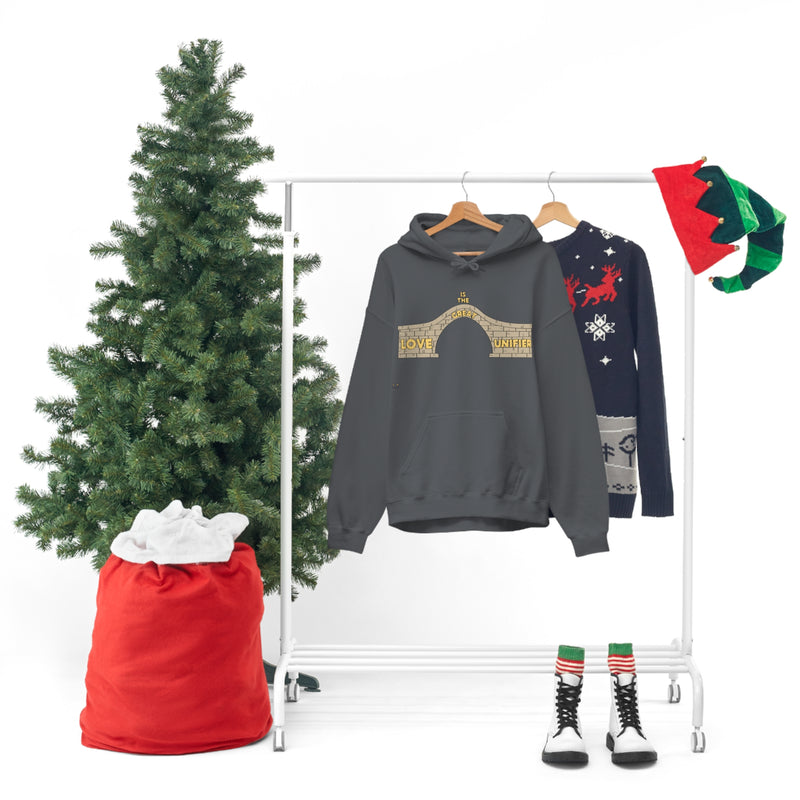 Unisex Heavy Blend Hooded Sweatshirt Love Is The Great Unifier