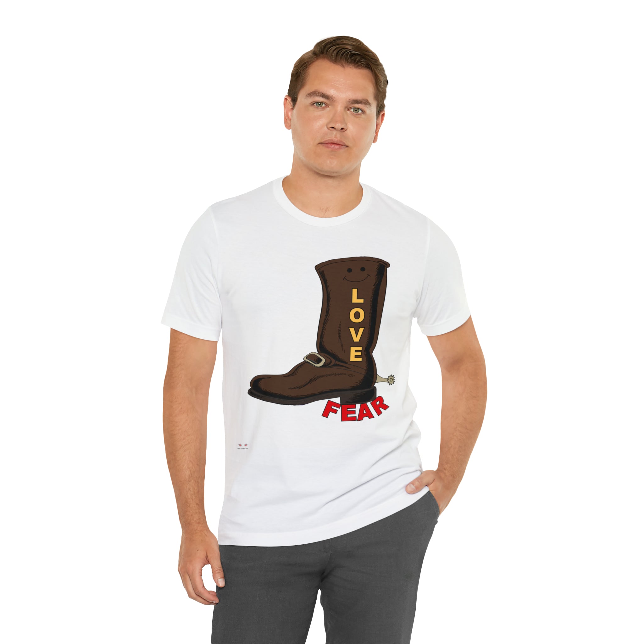 Unisex Jersey Short Sleeve Tee...Love Over Fear