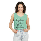 Sometimes God Answers By Not Answering Christian Tank Top