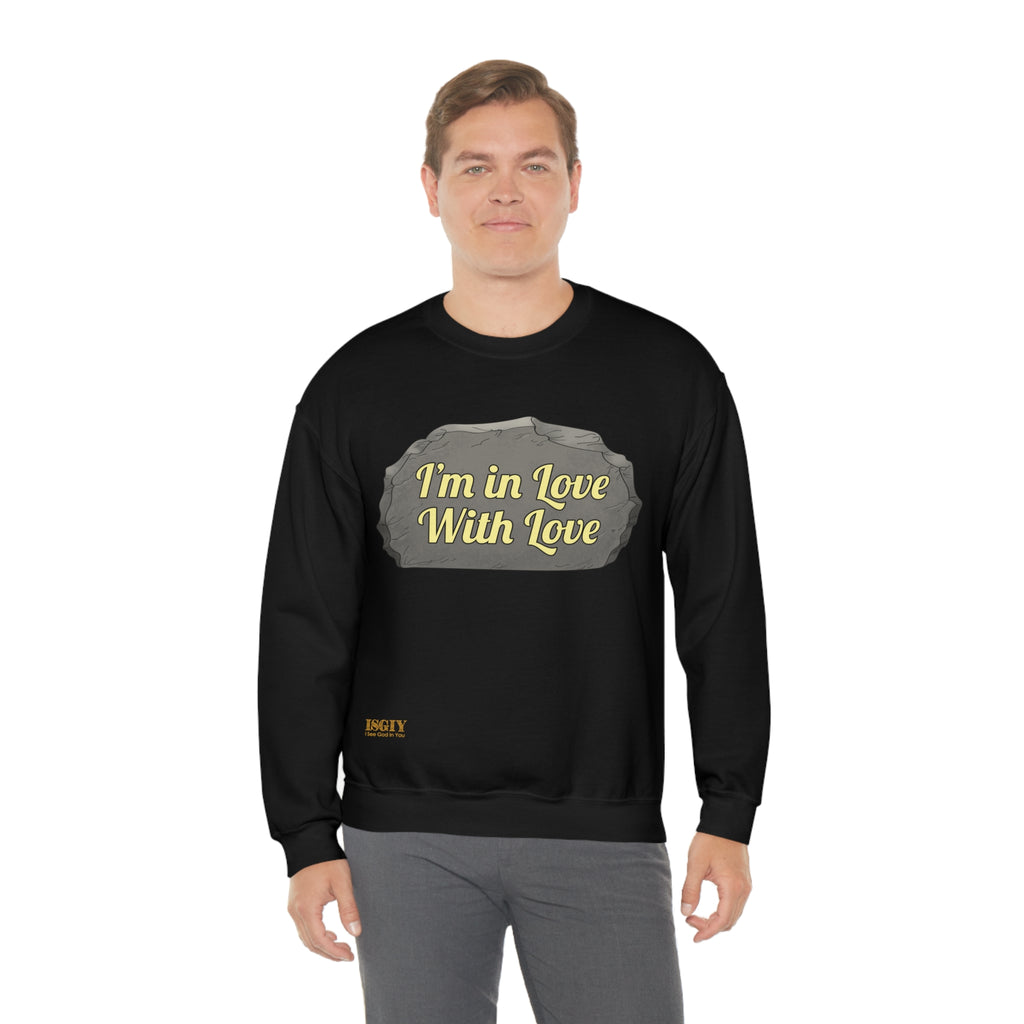 Unisex Heavy Blend Crewneck Sweatshirt In Love With Love