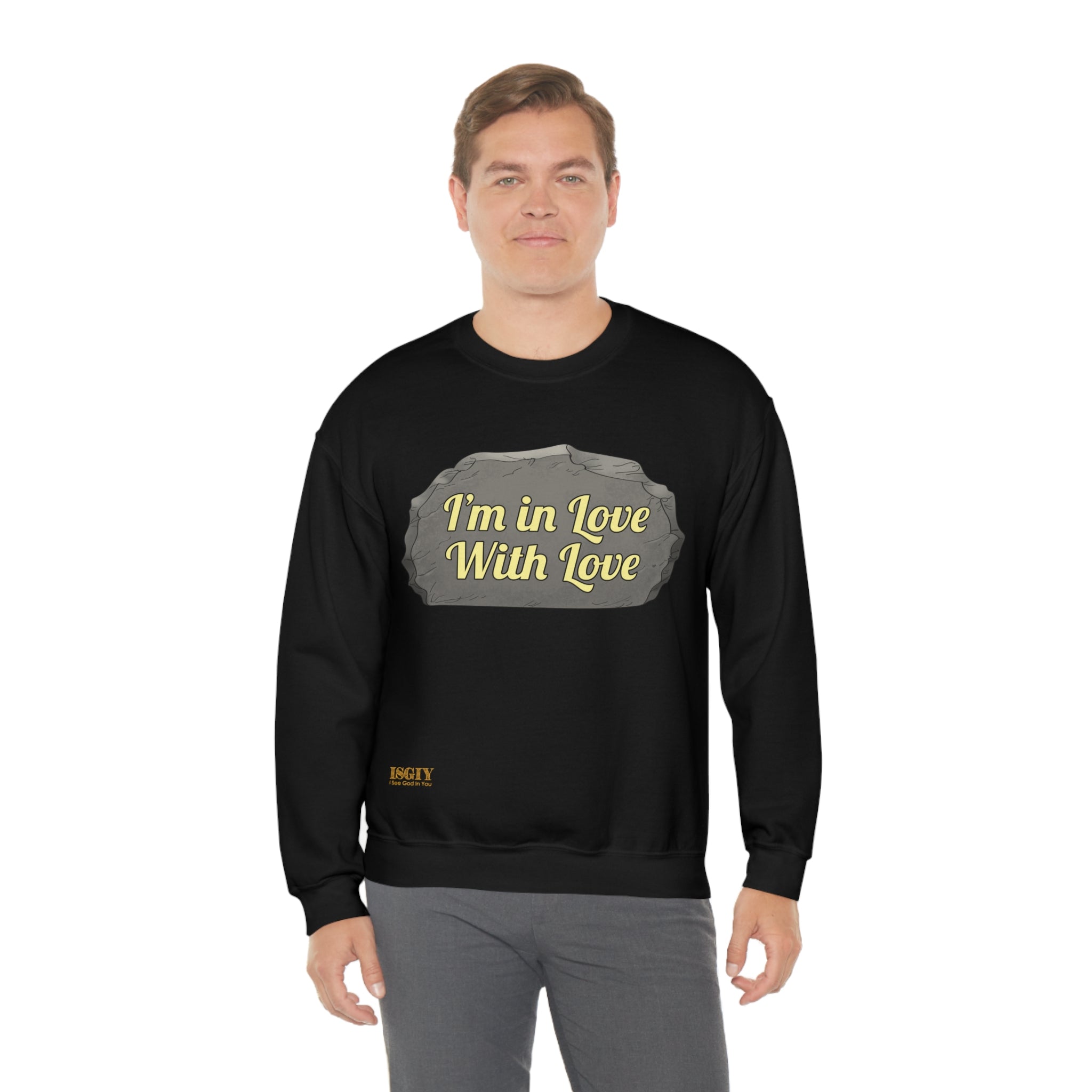 Unisex Heavy Blend Crewneck Sweatshirt In Love With Love
