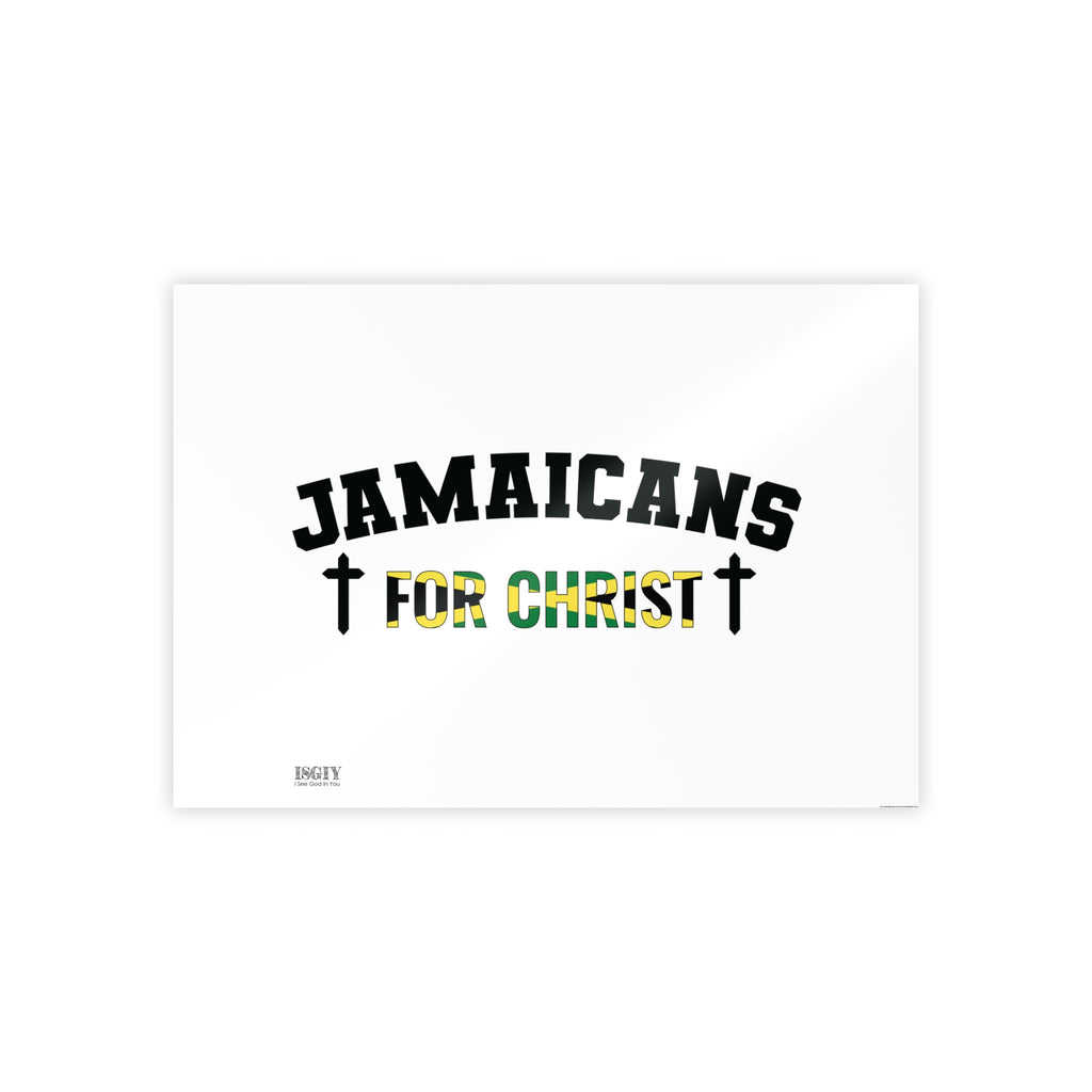 Jamaicans for Christ Poster