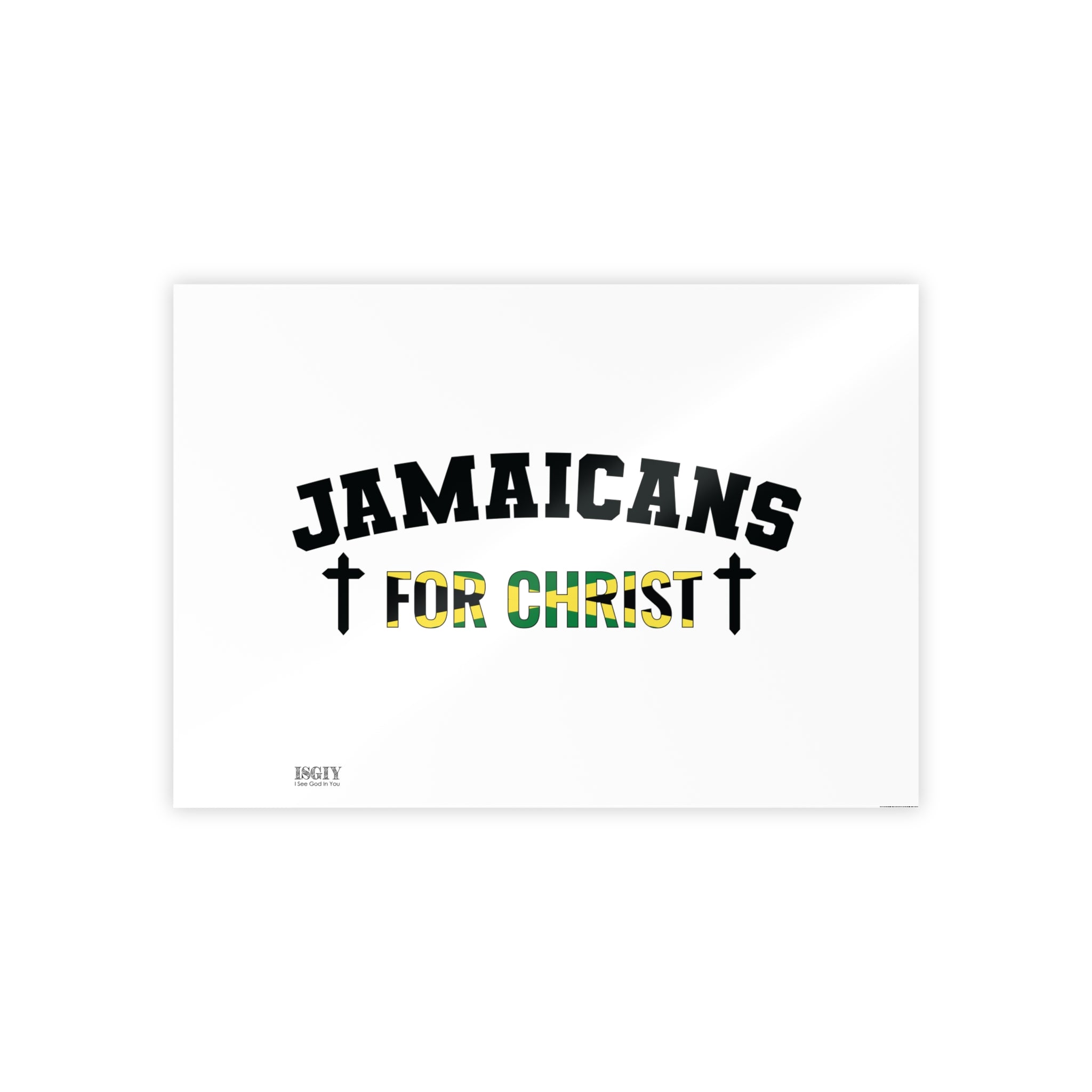 Jamaicans for Christ Poster