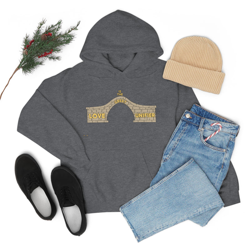 Unisex Heavy Blend Hooded Sweatshirt Love Is The Great Unifier