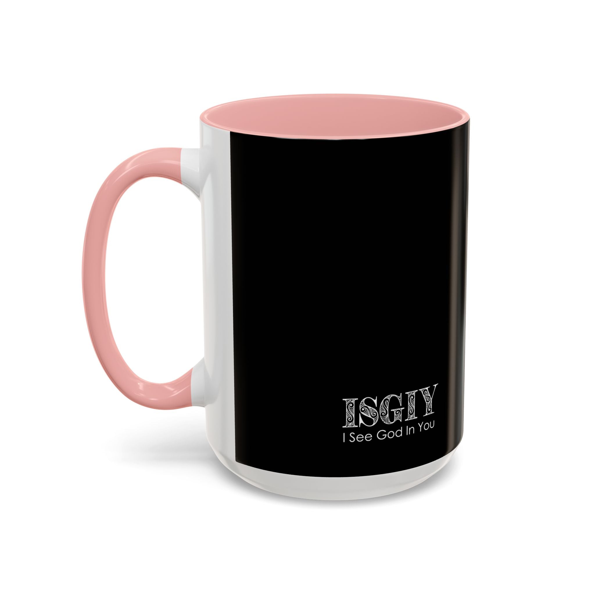 I Walk With Christ Accent Coffee Mug — Inspirational Christian Tea Cup (11/15oz)