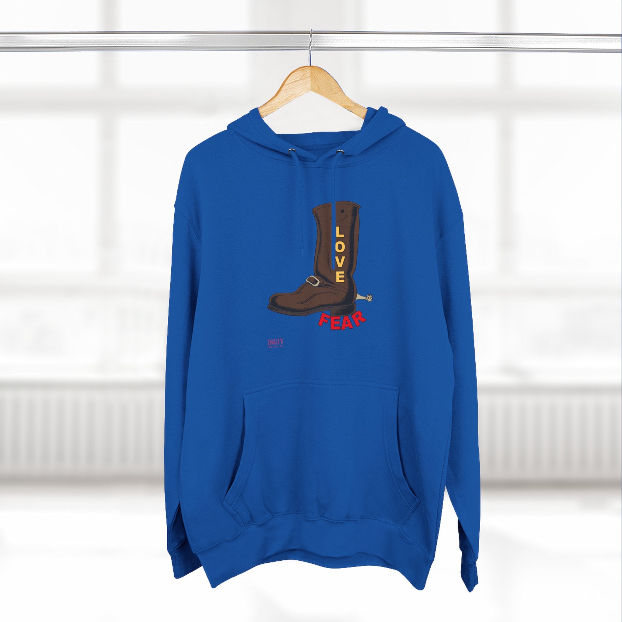 Unisex Premium Pullover Hoodie...Love Over Fear