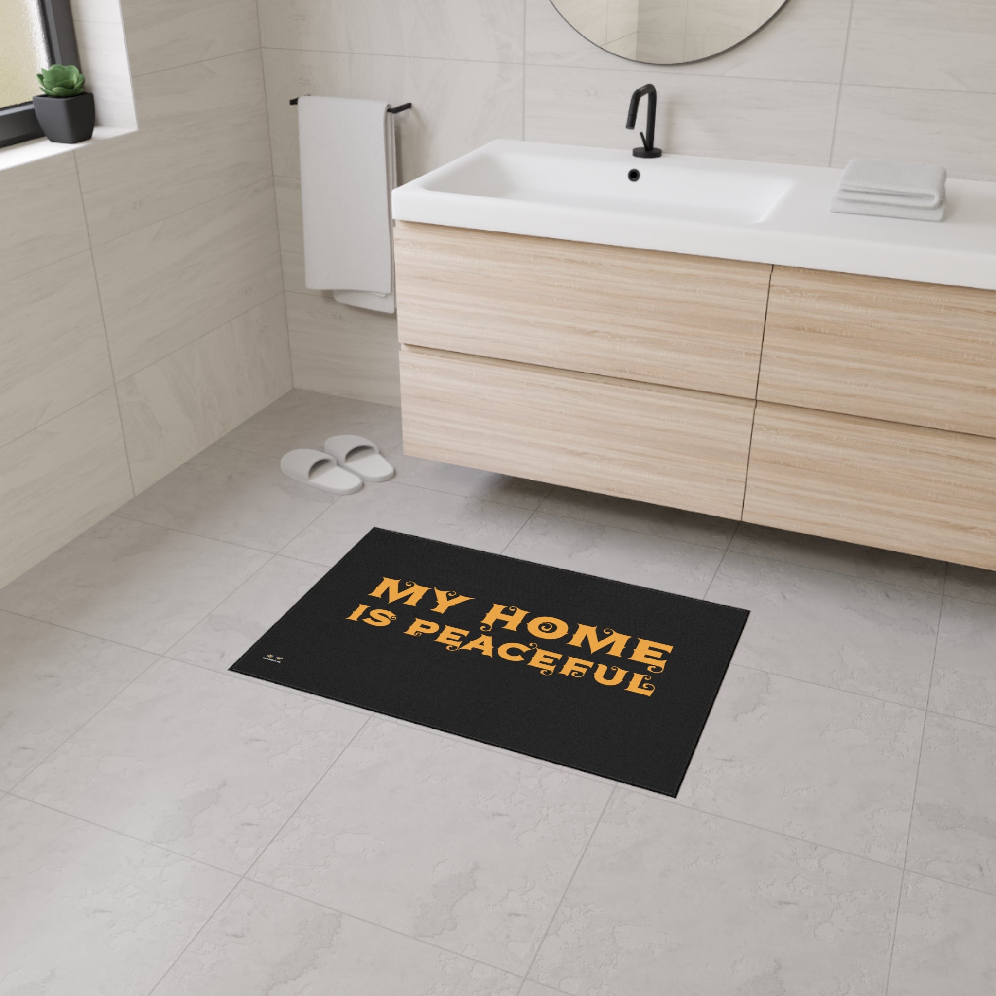 Heavy Duty Floor Mat...My Home Is Peaceful