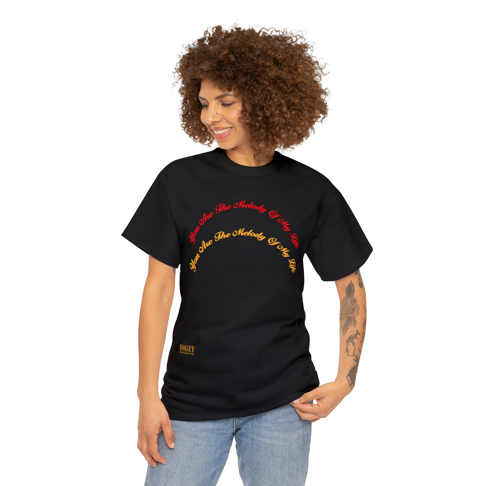 Unisex Heavy Cotton Tee...You Are The Melody multi