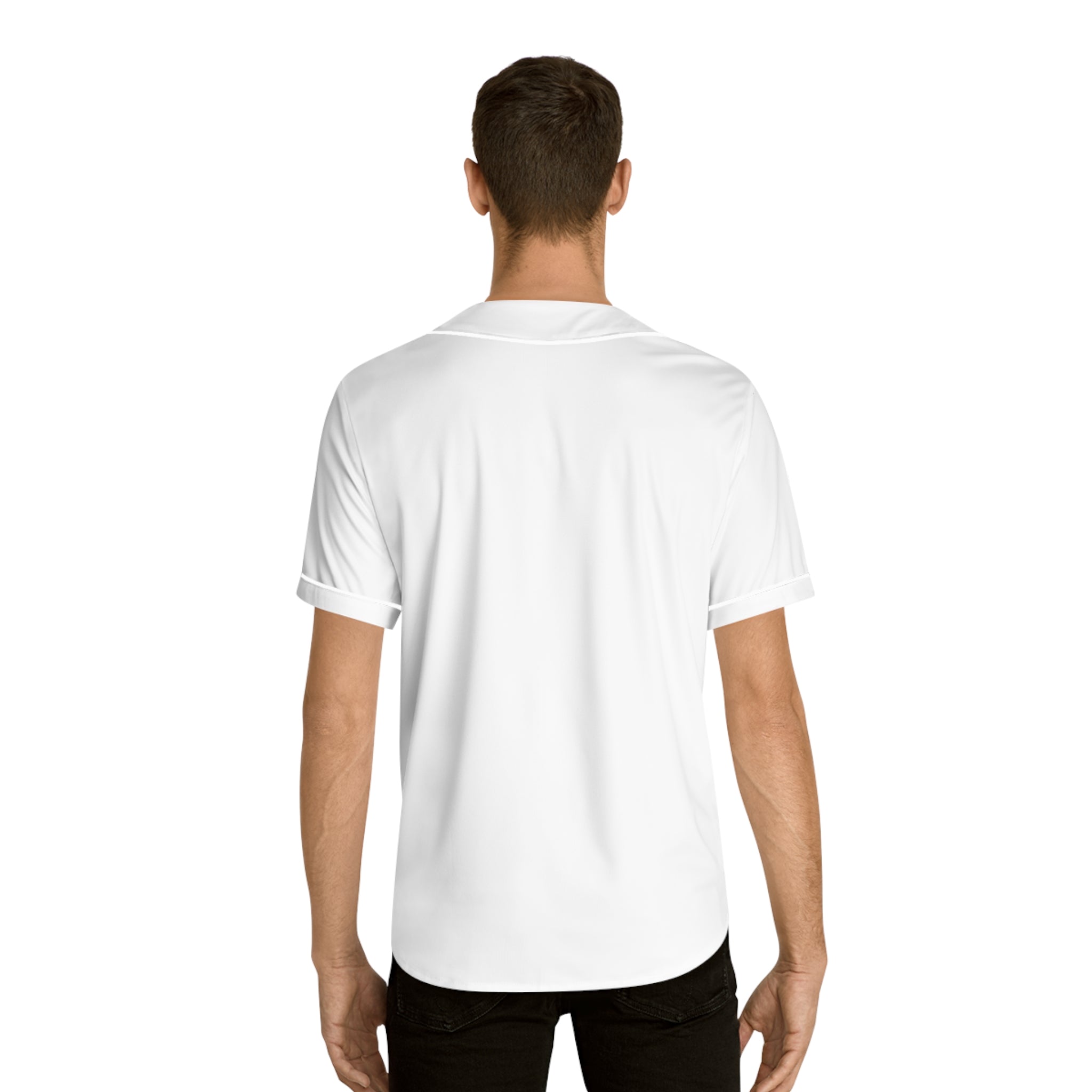 Men's Baseball Jersey (AOP) Sometimes Silence Is My Music