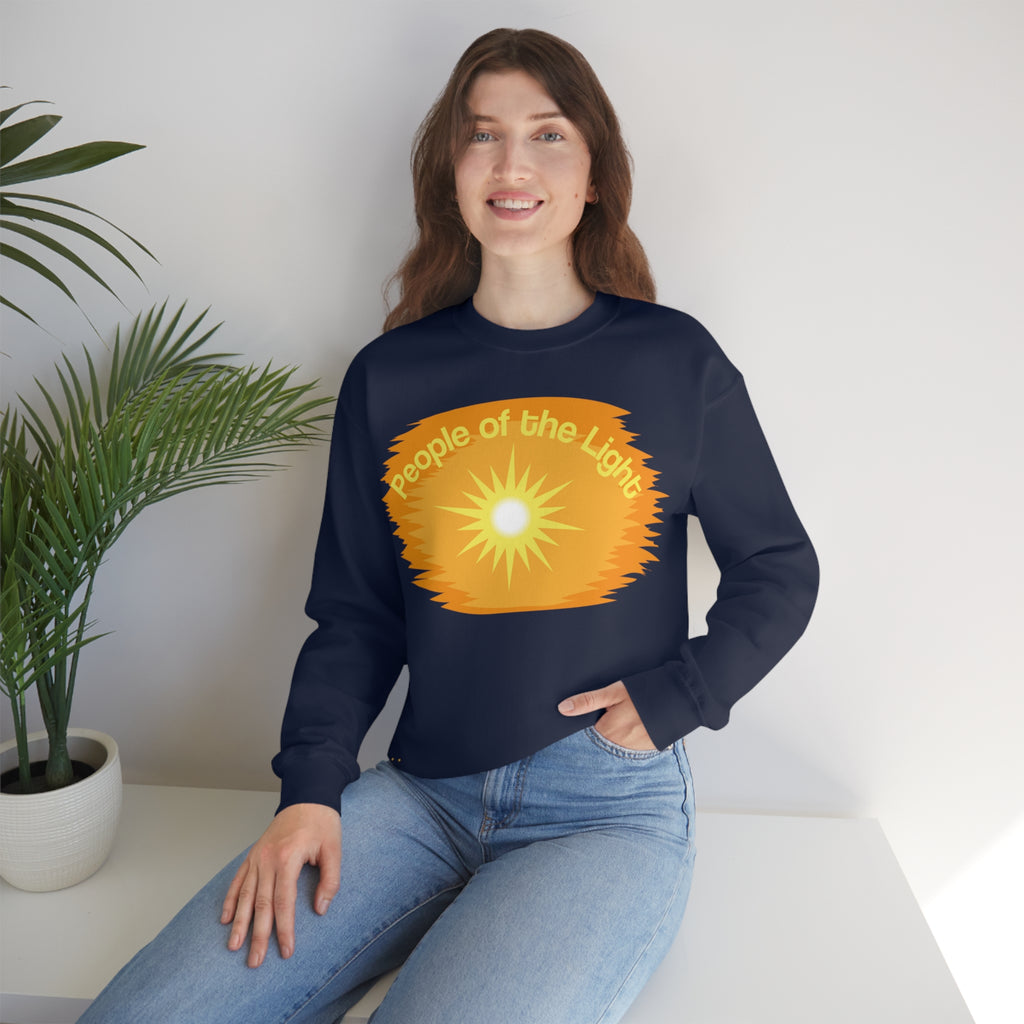 Unisex Heavy Blend Crewneck Sweatshirt People Of The Light