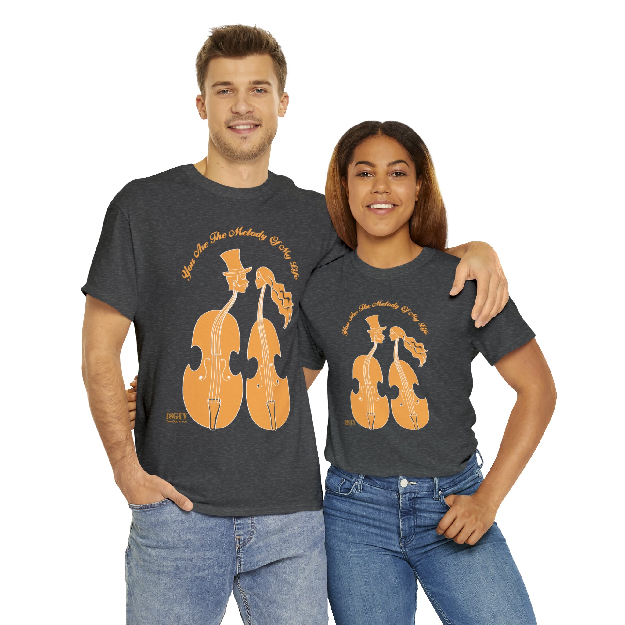 Copy of Unisex Heavy Cotton Tee...You Are The Melody Yel