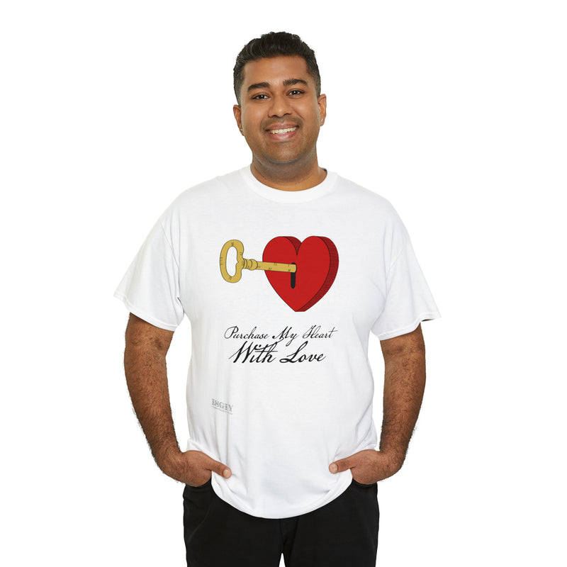 Unisex Heavy Cotton Tee Purchase My Heart