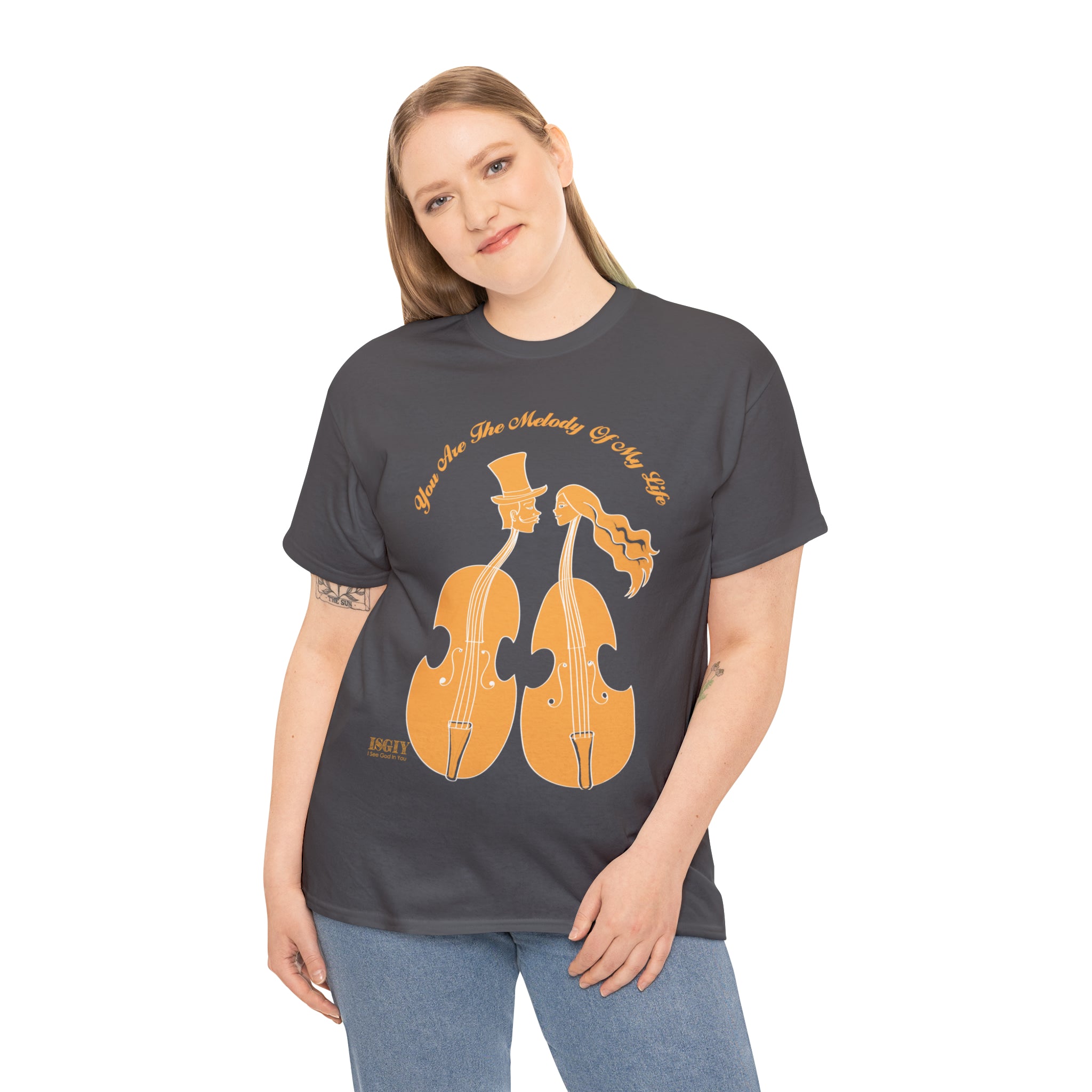 Copy of Unisex Heavy Cotton Tee...You Are The Melody Yel