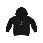 Youth Heavy Blend Hooded Sweatshirt Love Over Fear