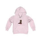 Youth Heavy Blend Hooded Sweatshirt Love Over Fear