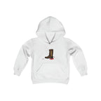 Youth Heavy Blend Hooded Sweatshirt Love Over Fear