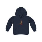 Youth Heavy Blend Hooded Sweatshirt Love Over Fear