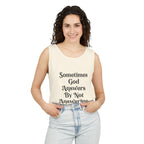 Sometimes God Answers By Not Answering Christian Tank Top