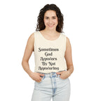 Sometimes God Answers By Not Answering Christian Tank Top