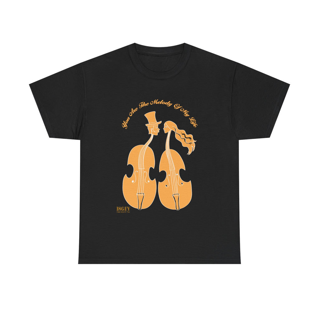 Unisex Heavy Cotton Tee...You Are The Melody Yel