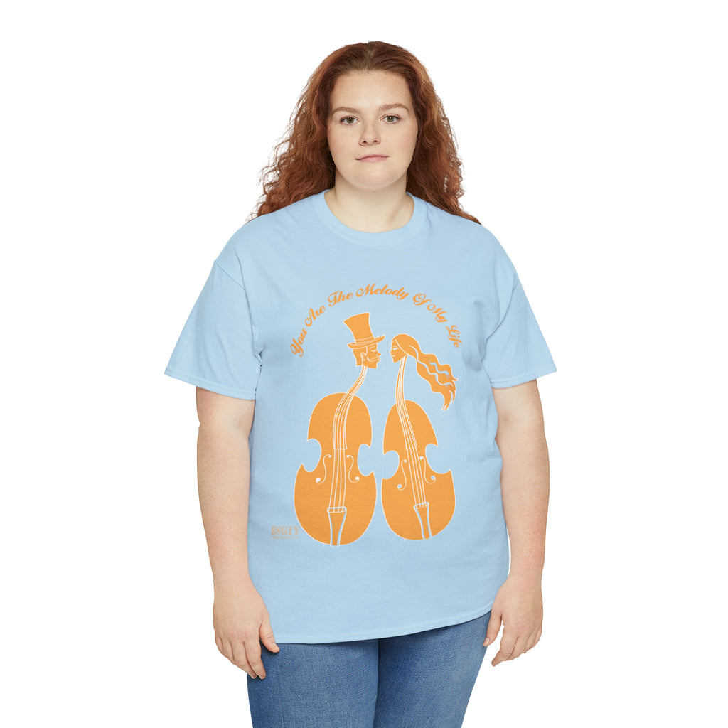 Copy of Unisex Heavy Cotton Tee...You Are The Melody Yel