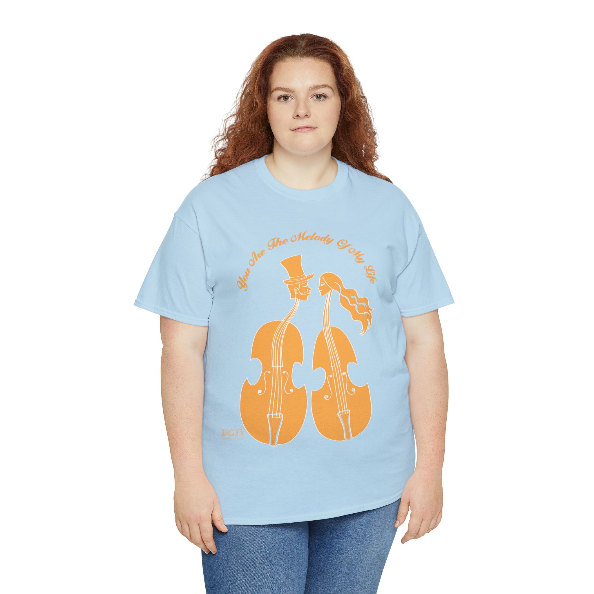 Copy of Unisex Heavy Cotton Tee...You Are The Melody Yel