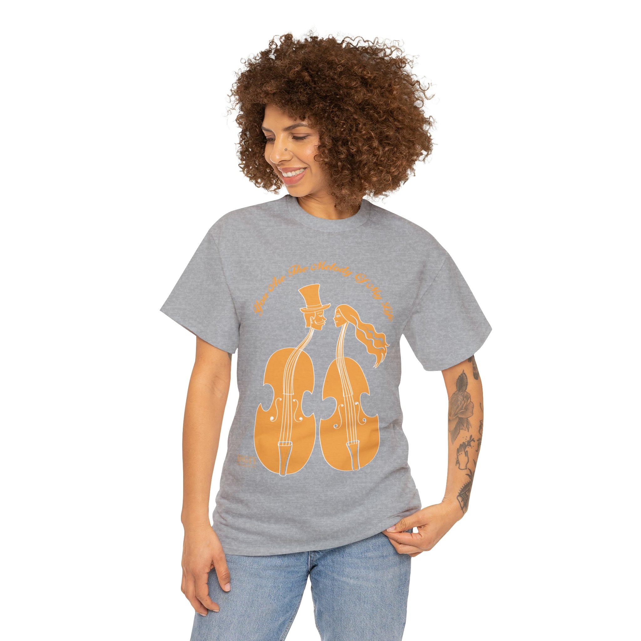 Copy of Unisex Heavy Cotton Tee...You Are The Melody Yel