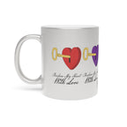 Metallic Mug (SilverGold).....Purchase My Heart With Love