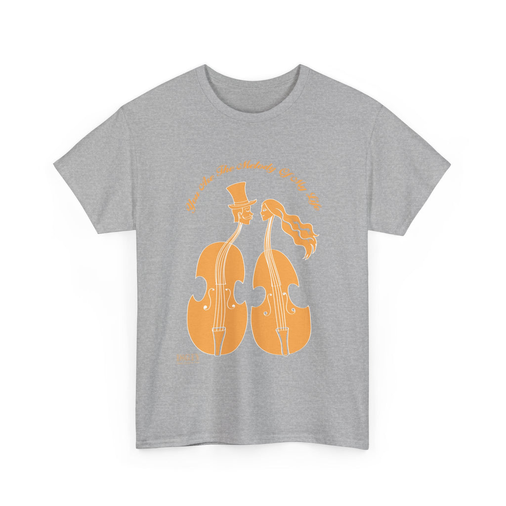 Unisex Heavy Cotton Tee...You Are The Melody Yel