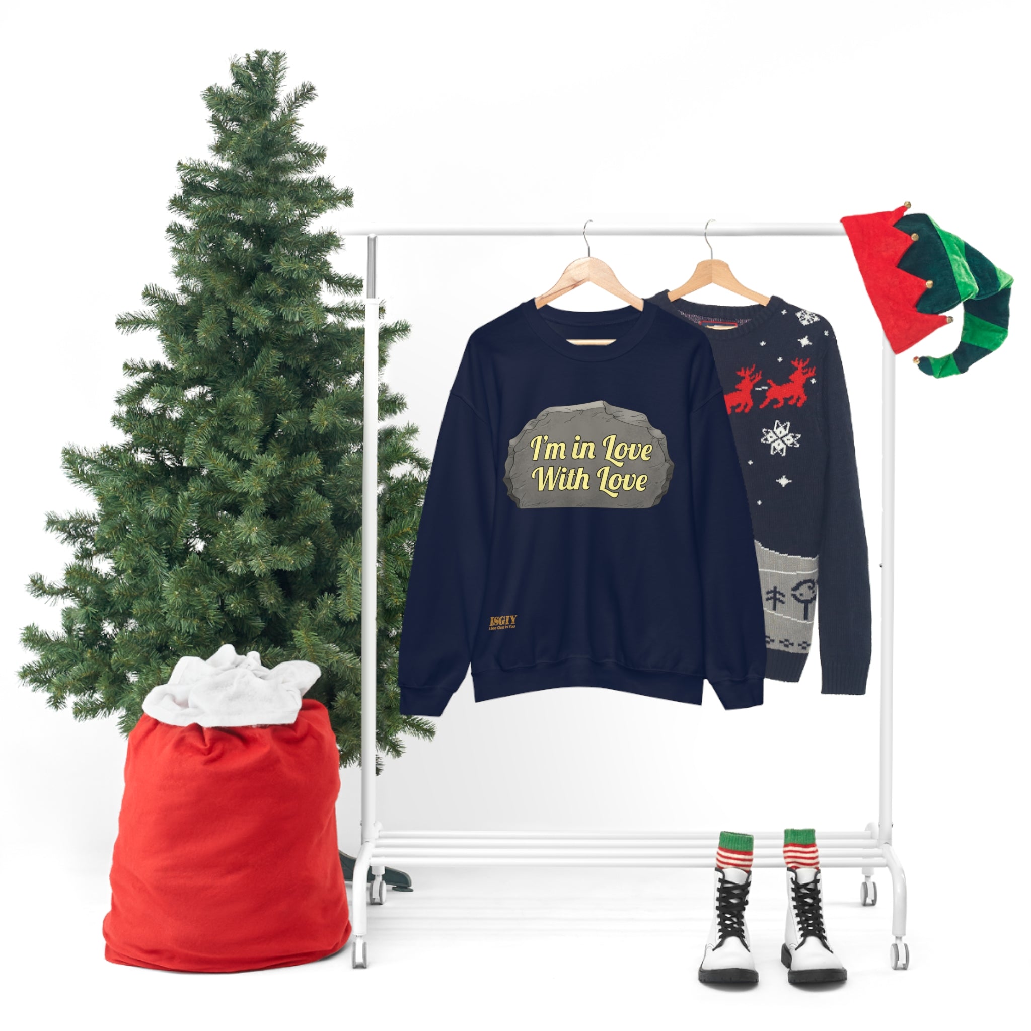 Unisex Heavy Blend Crewneck Sweatshirt In Love With Love