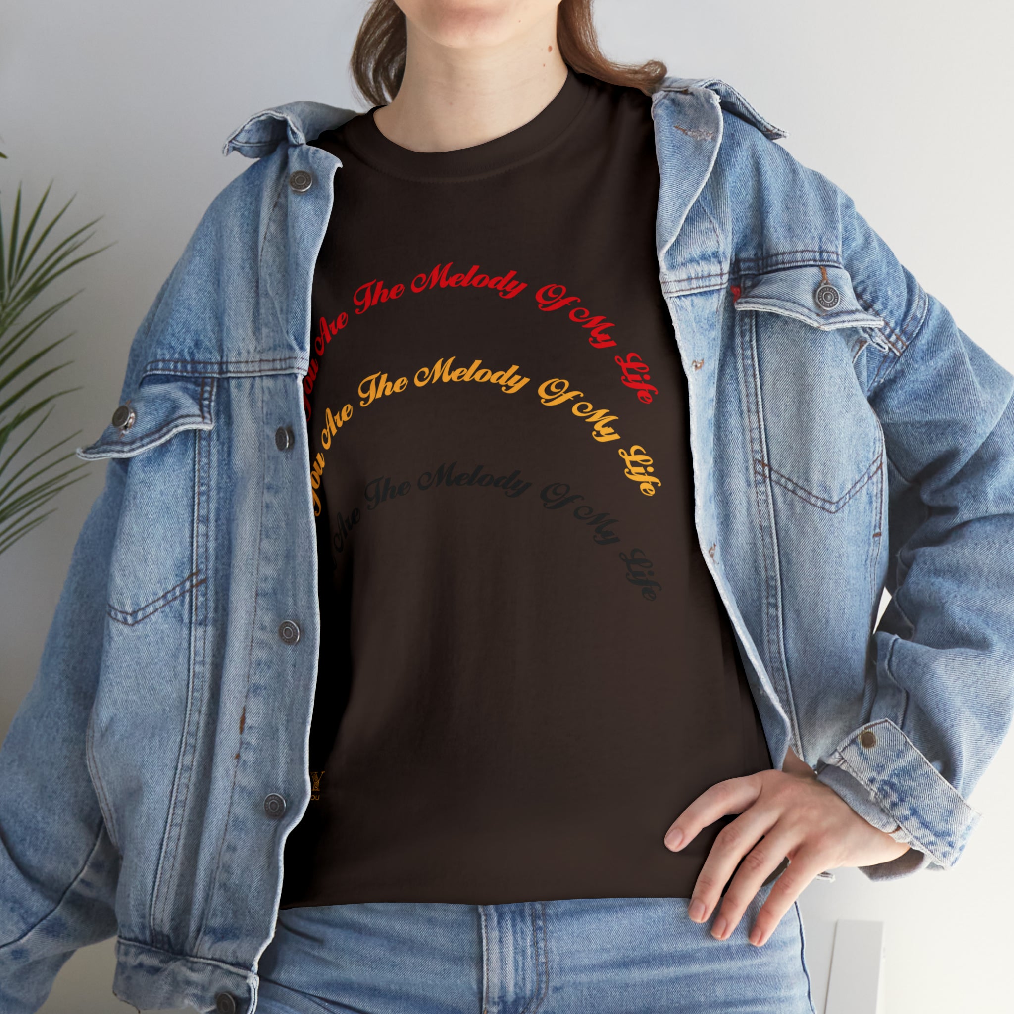 Unisex Heavy Cotton Tee...You Are The Melody multi
