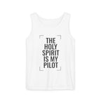 Holy Spirit Is My Pilot Tank Top — Christian Faith Graphic Tank