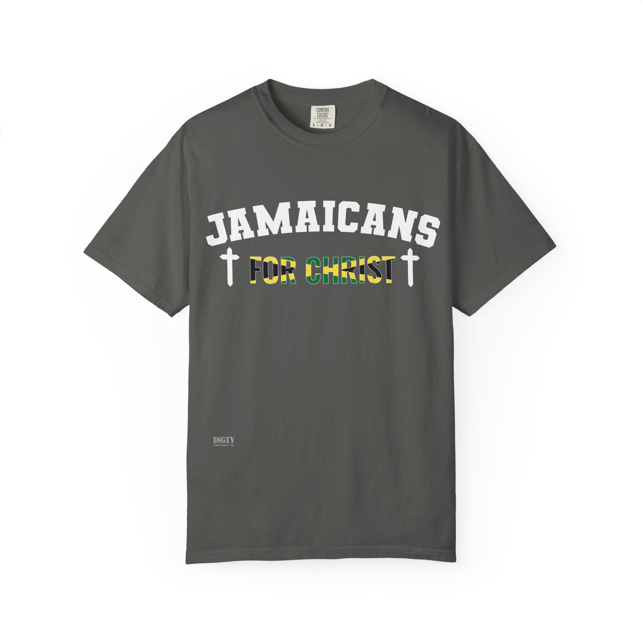 Jamaicans for Christ T-Shirt — Faith & Island Pride Garment-Dyed Tee