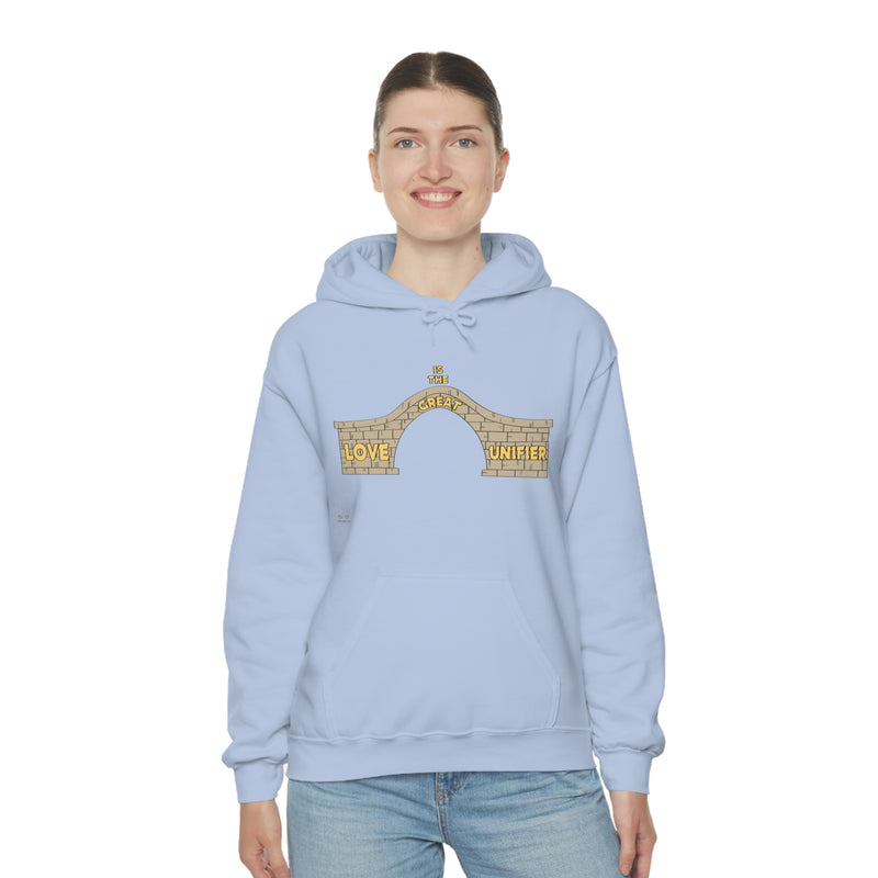 Unisex Heavy Blend Hooded Sweatshirt Love Is The Great Unifier