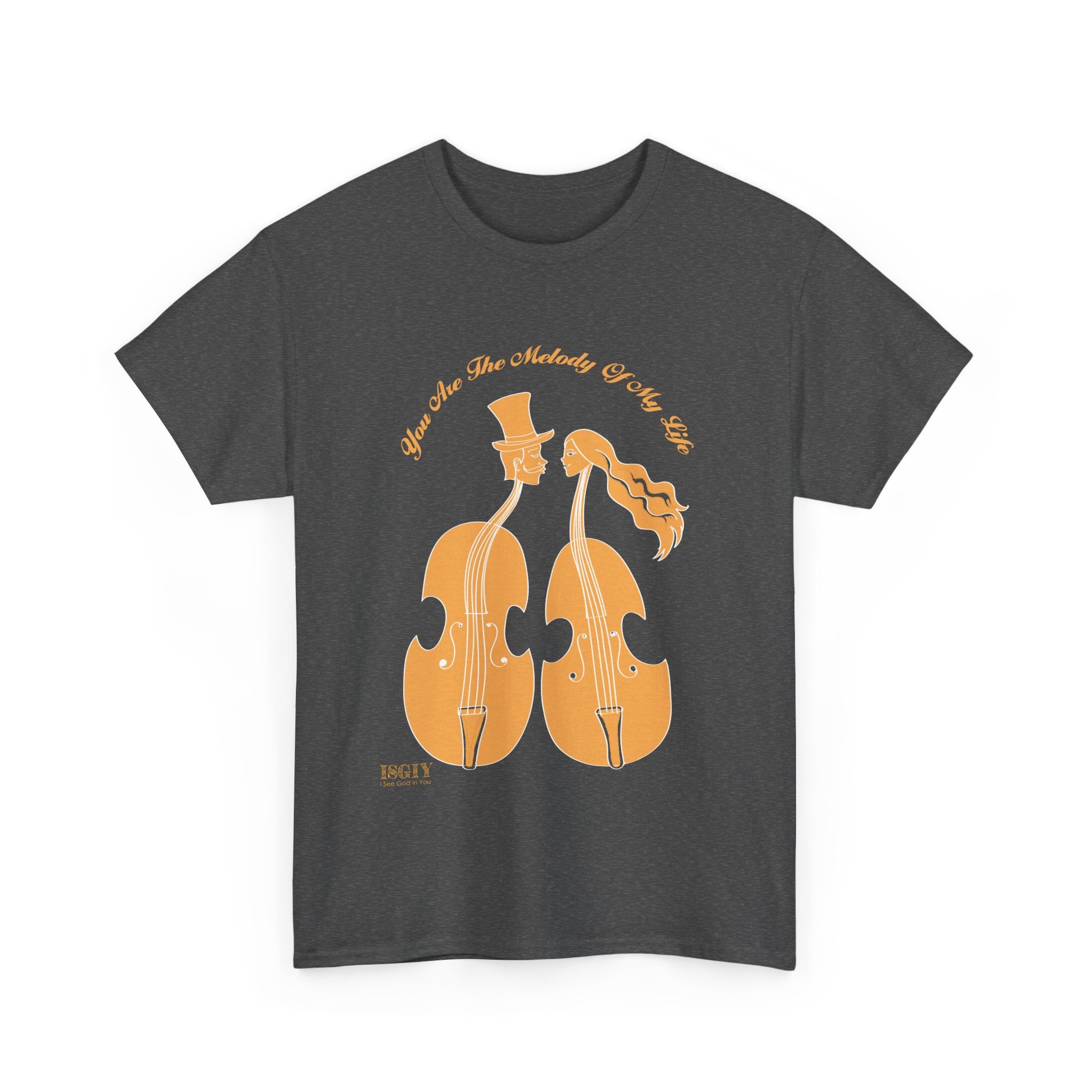 Unisex Heavy Cotton Tee...You Are The Melody Yel