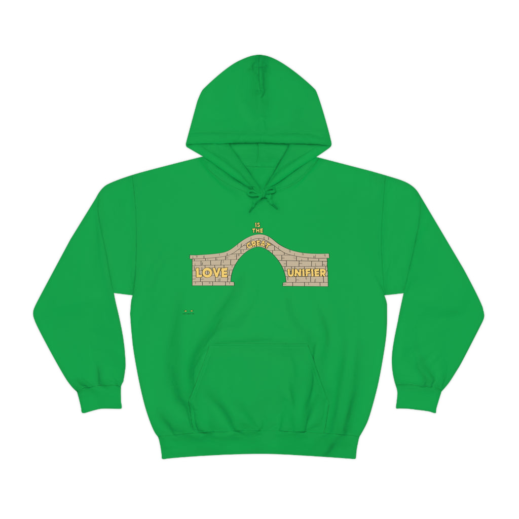 Unisex Heavy Blend Hooded Sweatshirt Love Is The Great Unifier