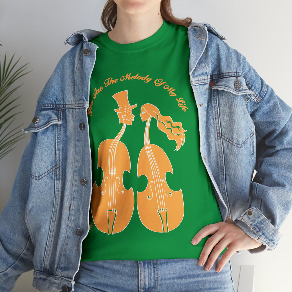 Copy of Unisex Heavy Cotton Tee...You Are The Melody Yel