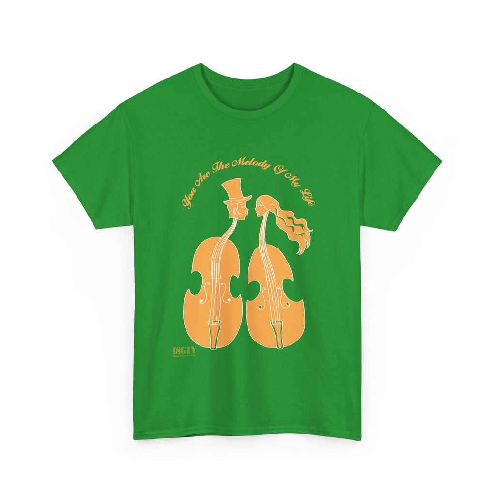 Unisex Heavy Cotton Tee...You Are The Melody Yel
