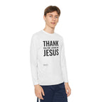 Youth Long Sleeve Tee — "Thank You For Loving Me Jesus" Christian Faith Shirt