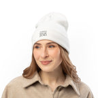 Embroidered "Good Morning Jesus" Knit Beanie