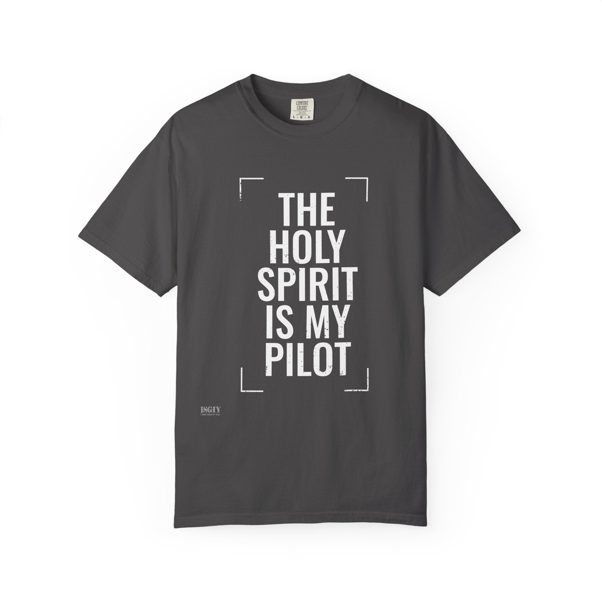 Holy Spirit Is My Pilot T-Shirt — Christian Faith Graphic Tee
