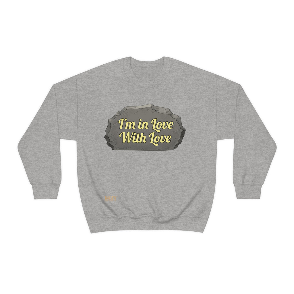 Unisex Heavy Blend Crewneck Sweatshirt In Love With Love