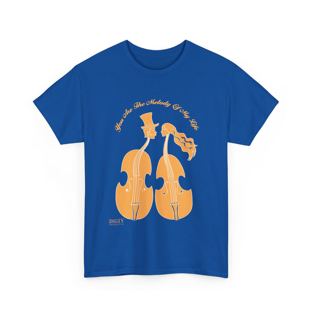 Unisex Heavy Cotton Tee...You Are The Melody Yel