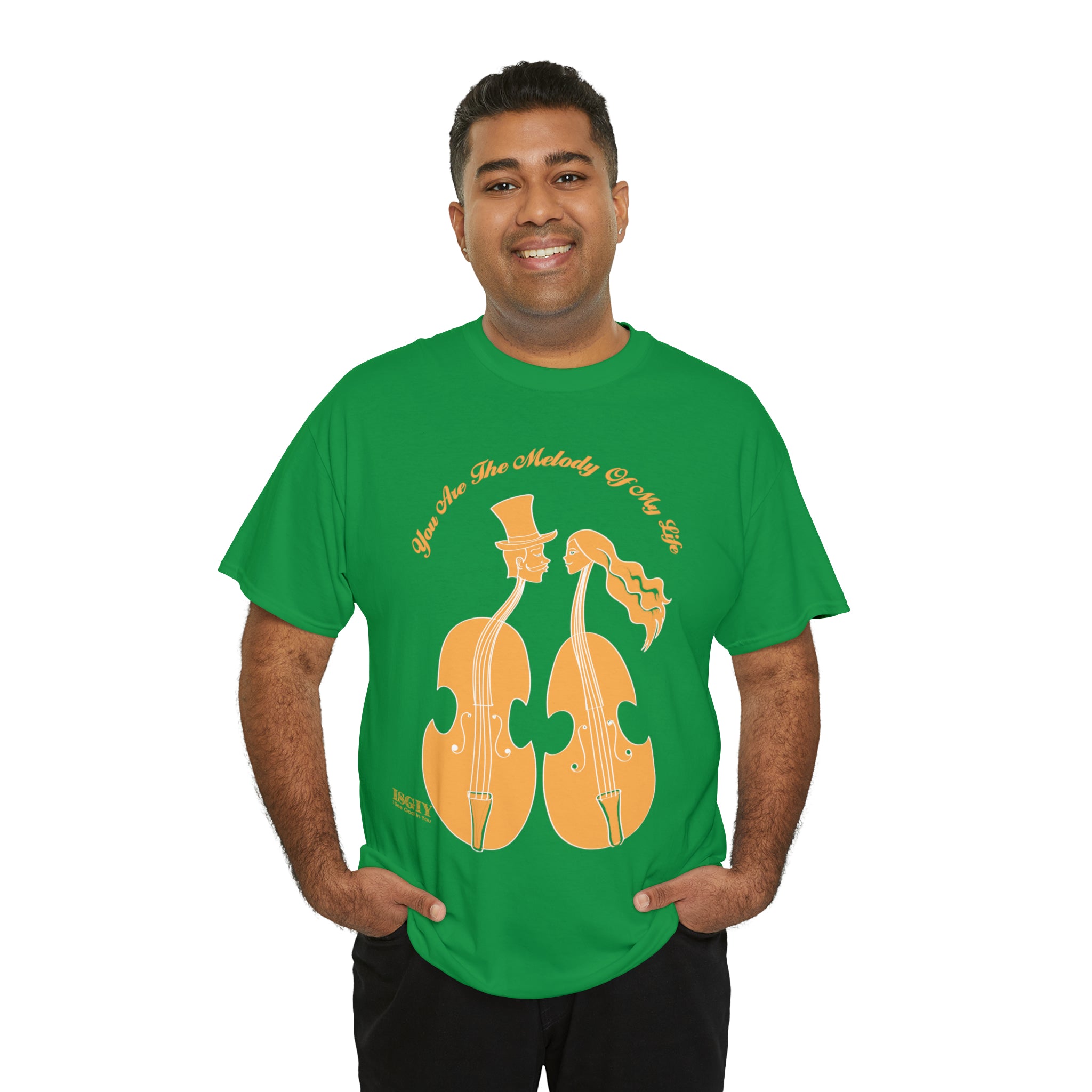 Copy of Unisex Heavy Cotton Tee...You Are The Melody Yel