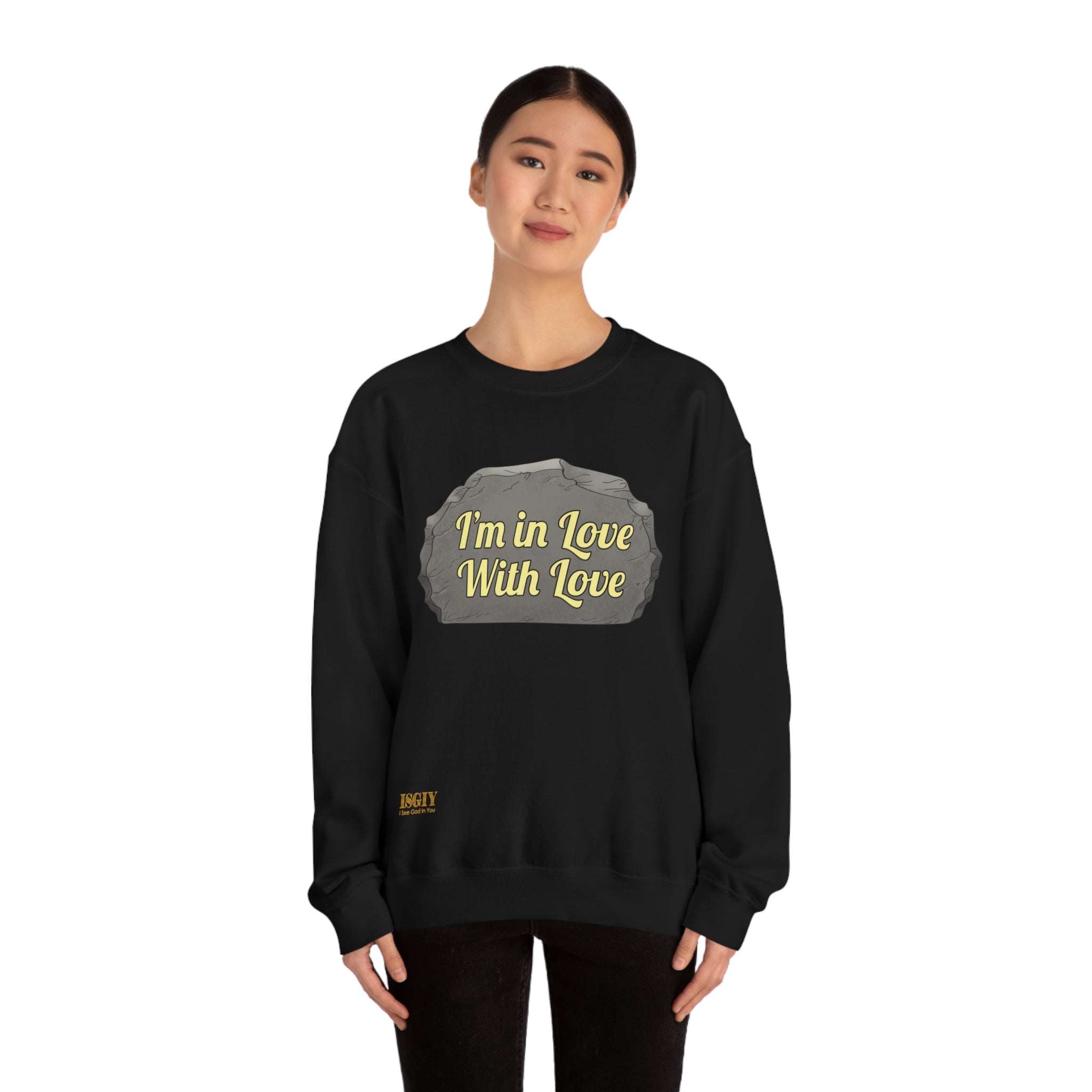 Unisex Heavy Blend Crewneck Sweatshirt In Love With Love