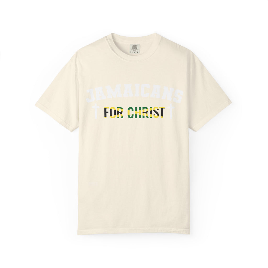 Jamaicans for Christ T-Shirt — Faith & Island Pride Garment-Dyed Tee